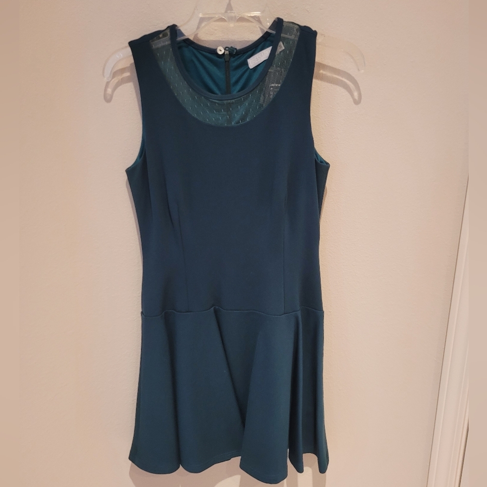 Teal Sleeveless Dress